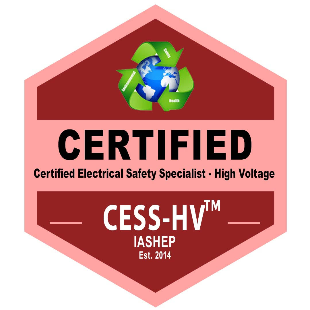 Certified Electrical Safety Specialist (High Voltage) Course badge